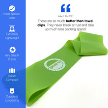 Load image into Gallery viewer, towel clips for beach chairs alternative green