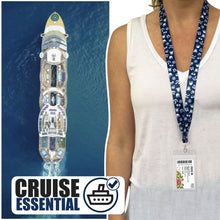 Load image into Gallery viewer, waterproof cruise lanyards blue and pink
